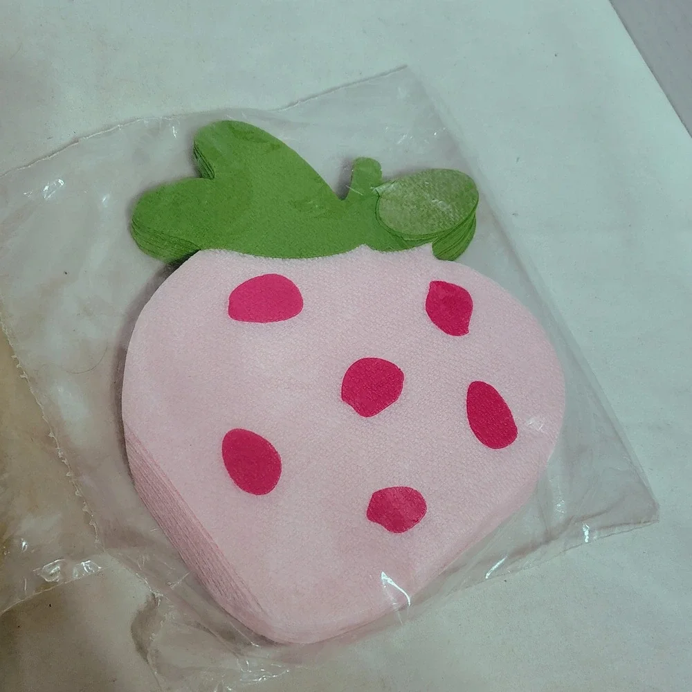 Hallmark Party Express Lemon‎ Slice & Strawberry Napkins Set New Dining crafting